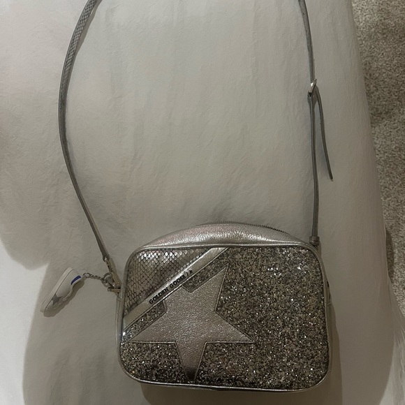 GOLDEN GOOSE SILVER METALLIC CROSSBODY - Picture 2 of 9